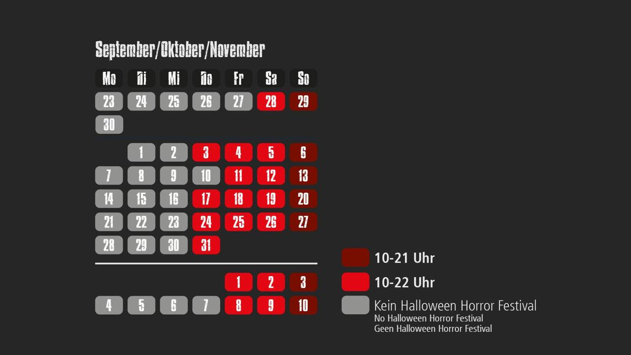 Kalender Halloween